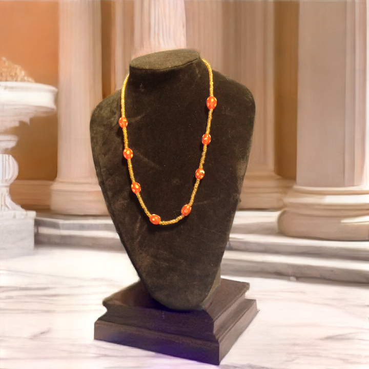 Red and Golden Necklace